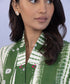Women's Pret Khaddar Printed Green Straight Shirt